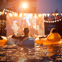 movie pool party